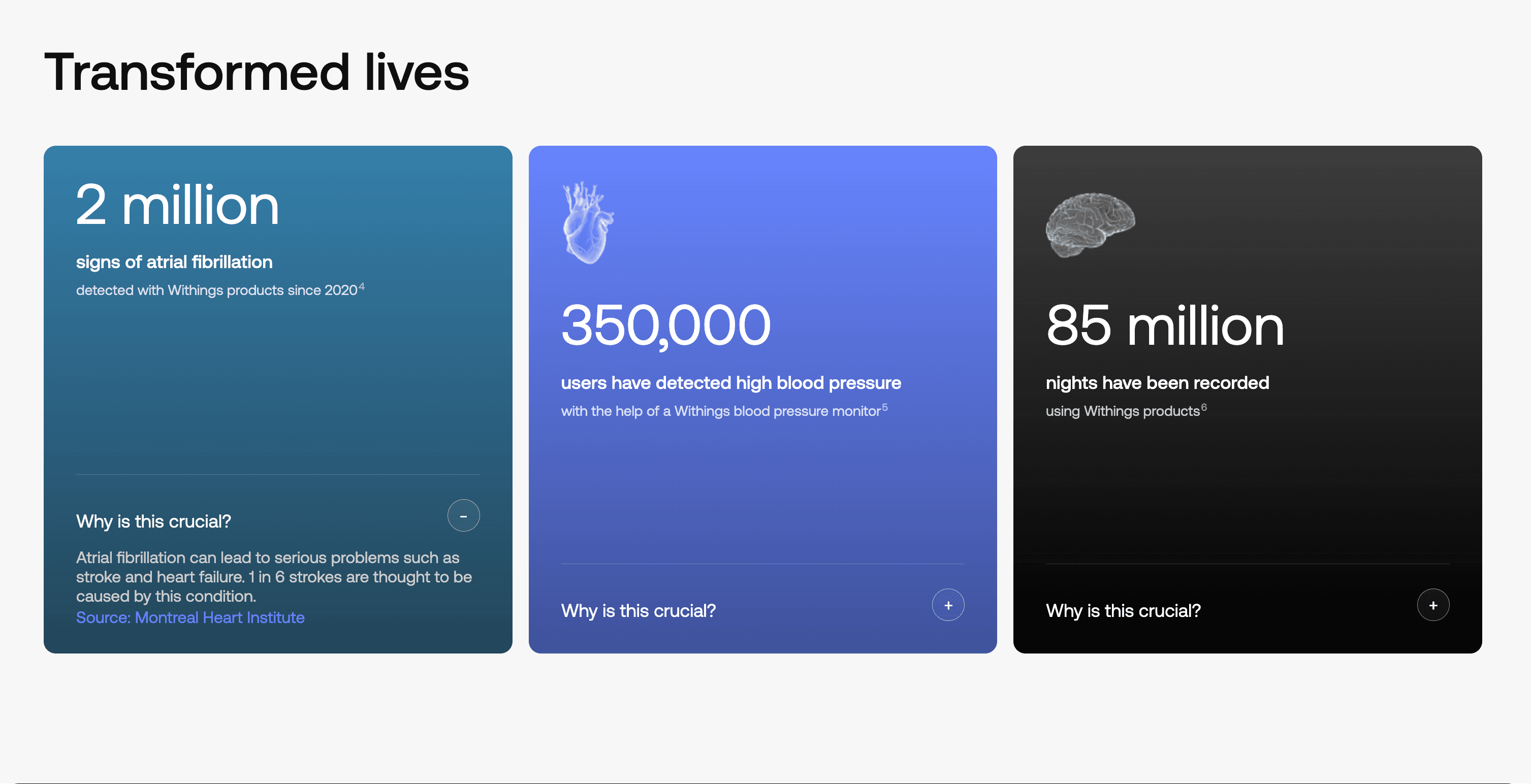 Refonte de la homepage e-commerce Withings