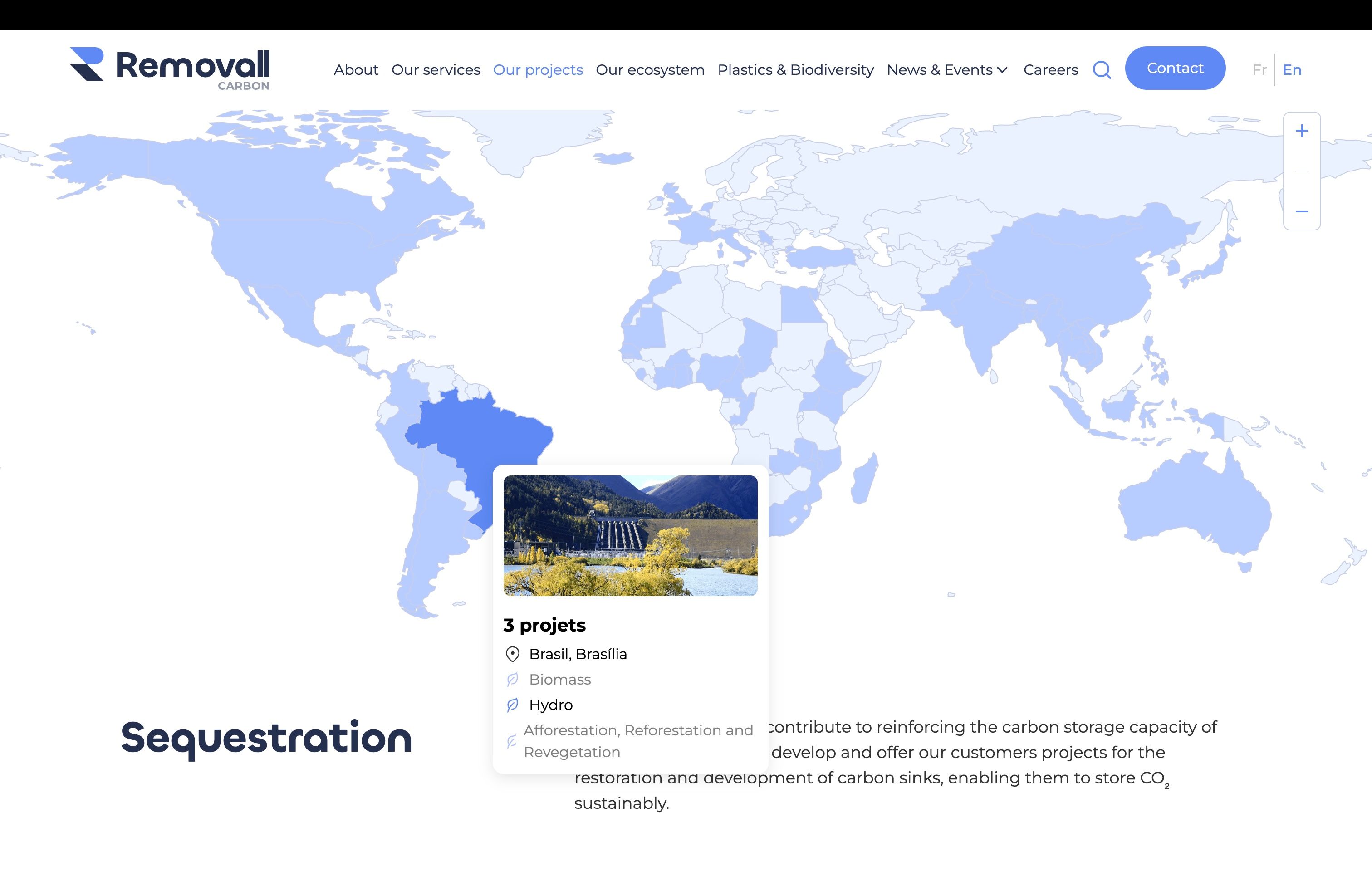 Removall Carbon – Refonte du site web & plateforme de contenu